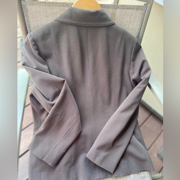 Chocolate Brown Zipup Blazer Jacket - Picture 9 of 9